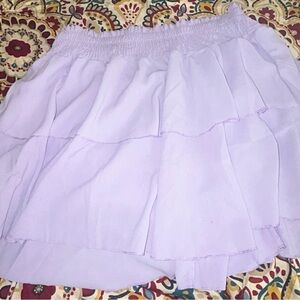 Lavender Tiered Skirt